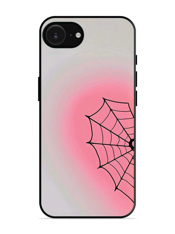 iPhone 16e Spider Web Heart for Girl
