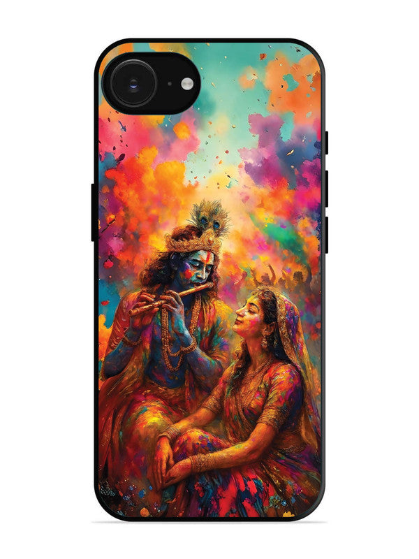 iPhone 16e Radha Krishna Playing Flute