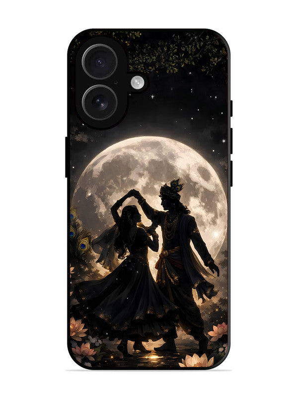 iPhone 17 | 2D Metal | Where Souls Meet - Radha & Krishna | IP-17-452