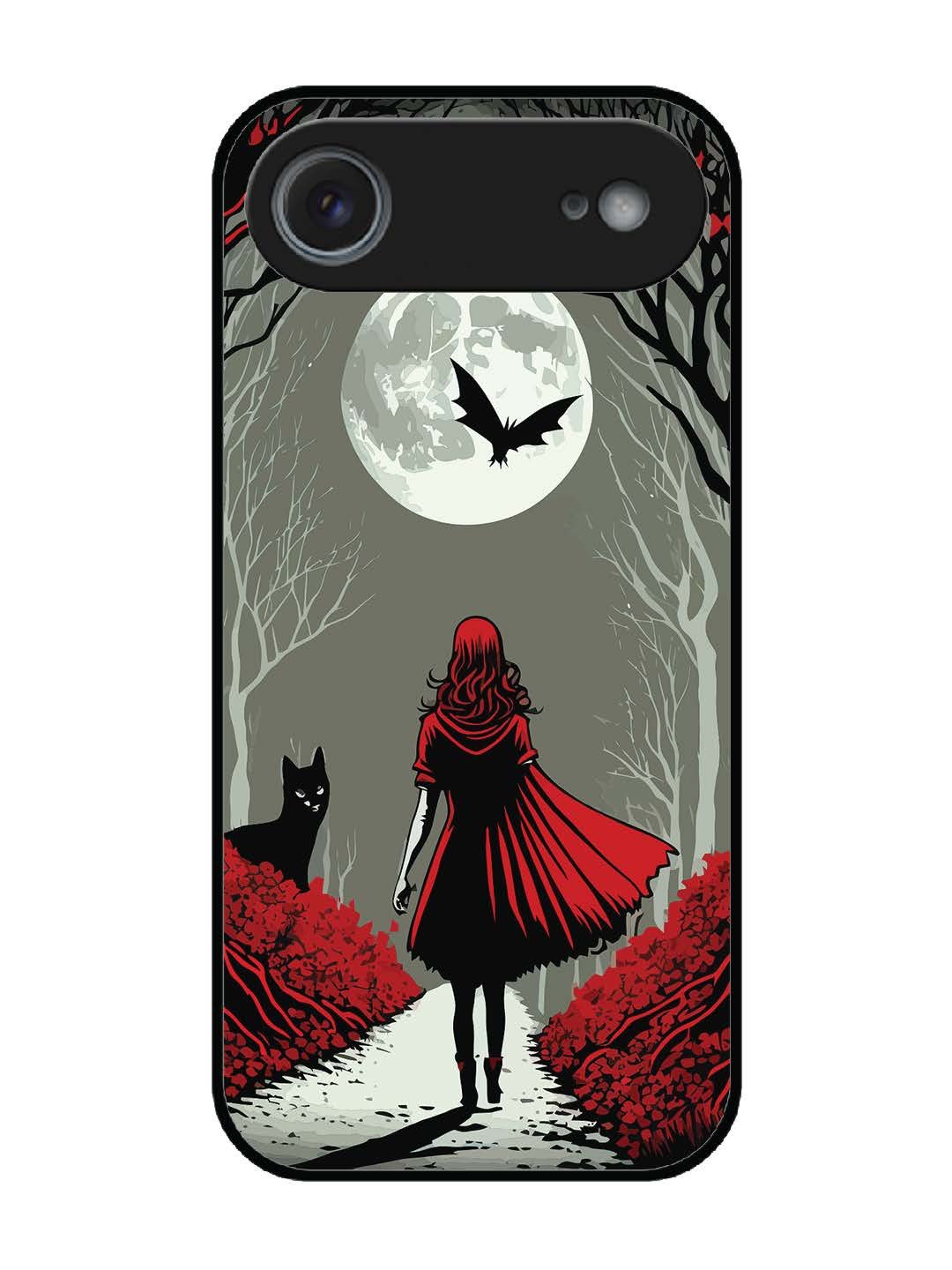 iPhone 17 Air Scarlet Girl in Red Forest