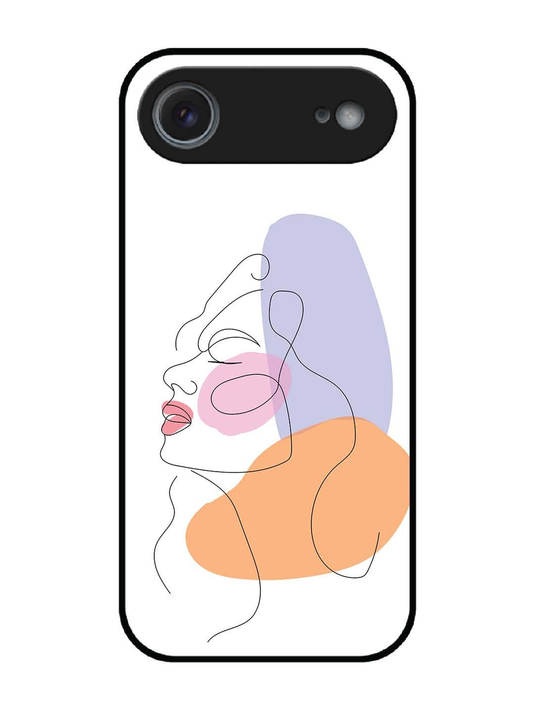 iPhone 17 Air Line Art Girl Face