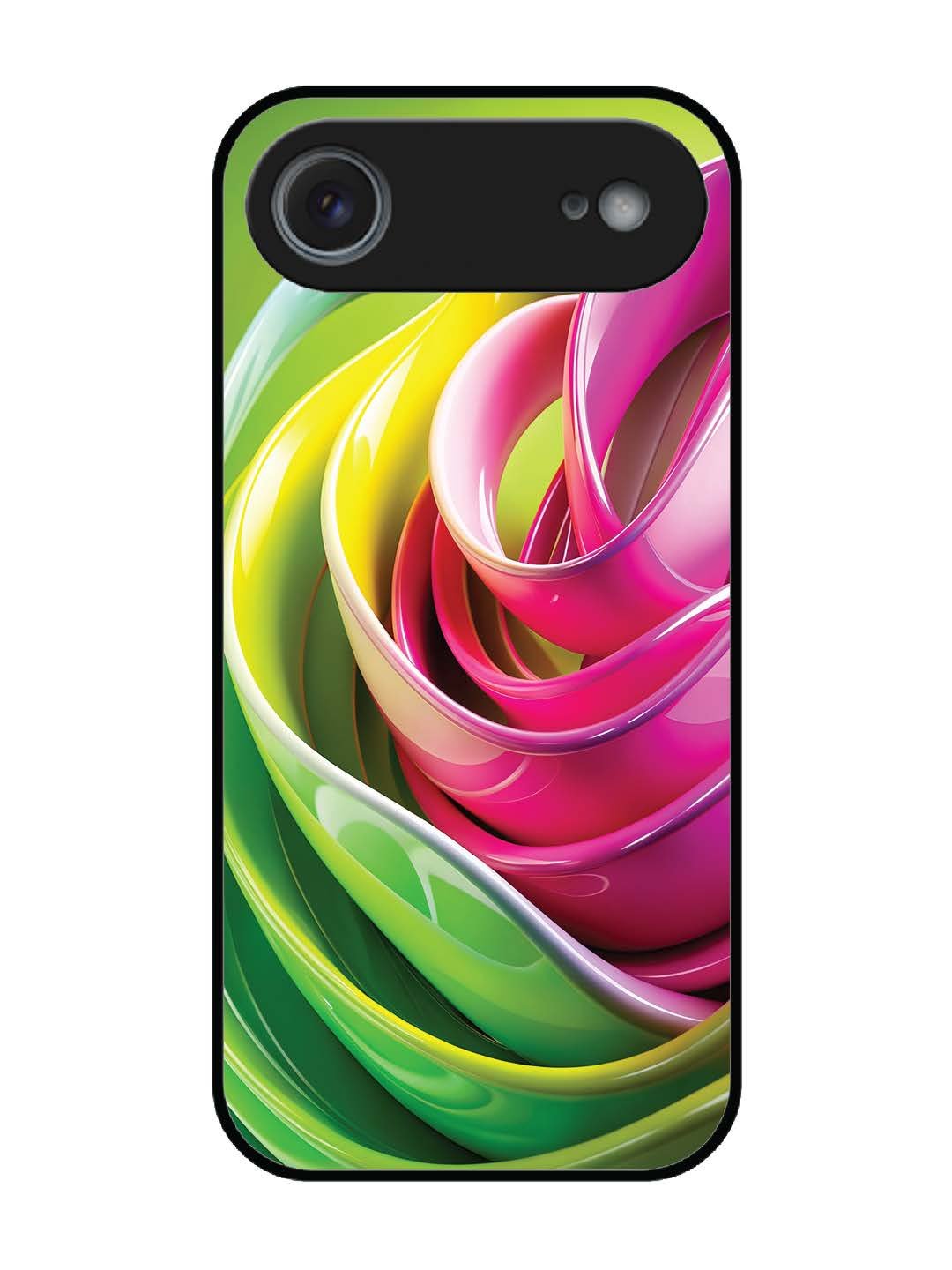 iPhone 17 Air Vibrant Swirl Glossy Ribbon Art