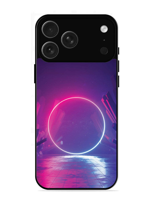 iPhone 17 Pro abstract with Neon Light