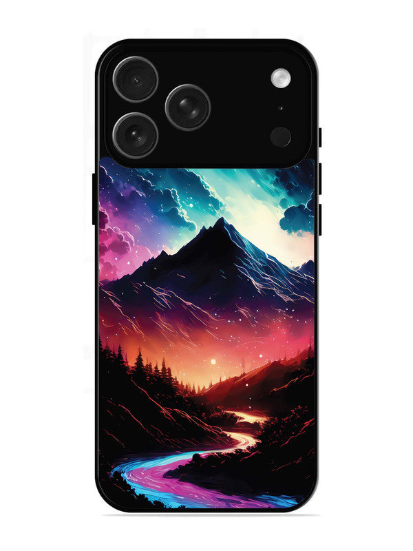 iPhone 17 Pro mountain-valley-Colorful-cloud-at-night
