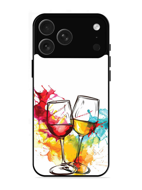 iPhone 17 Pro Colorful wine glasses