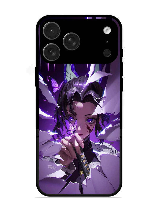 iPhone 17 Pro Max Purple Butterfly Hashira