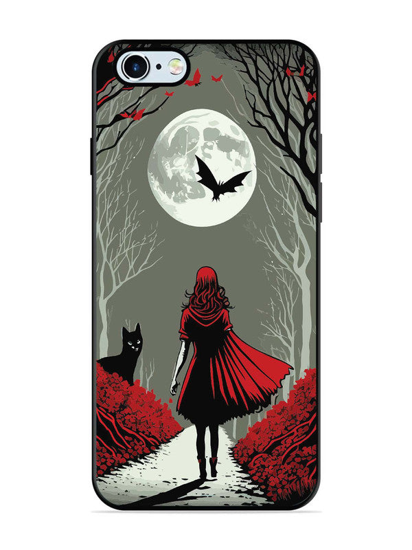 iPhone 6 Scarlet Girl in Red Forest