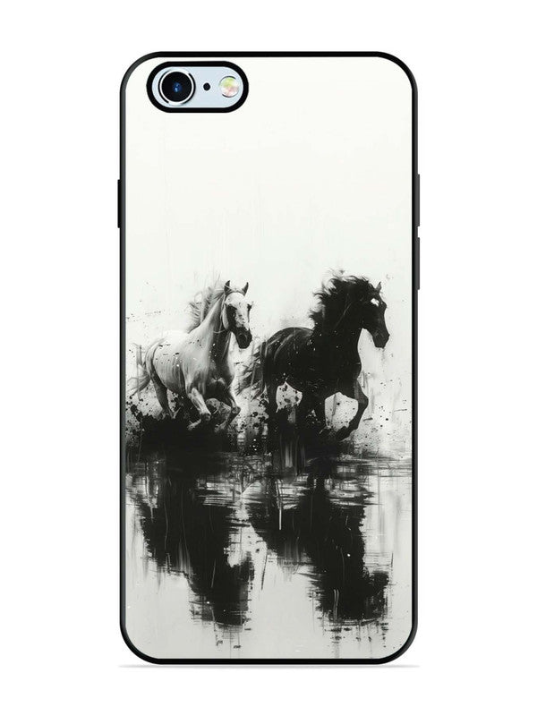 iPhone 6 Black & White Horse