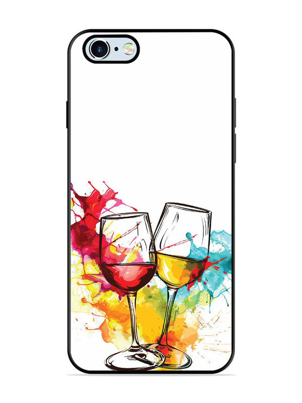 iPhone 6 Colorful wine glasses
