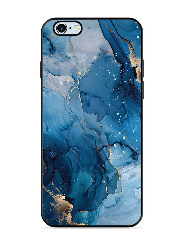 iPhone 6 Plus Oceanic Pattern with Golden Sprinkles