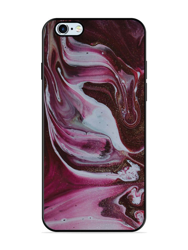 iPhone 6 Plus Pink And Golden Marble