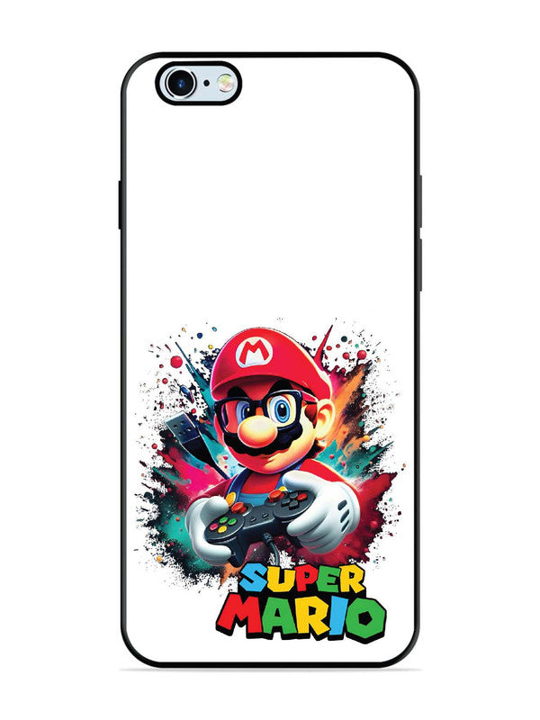 iPhone 6 Plus Modern Mario Pro Gamer Splash
