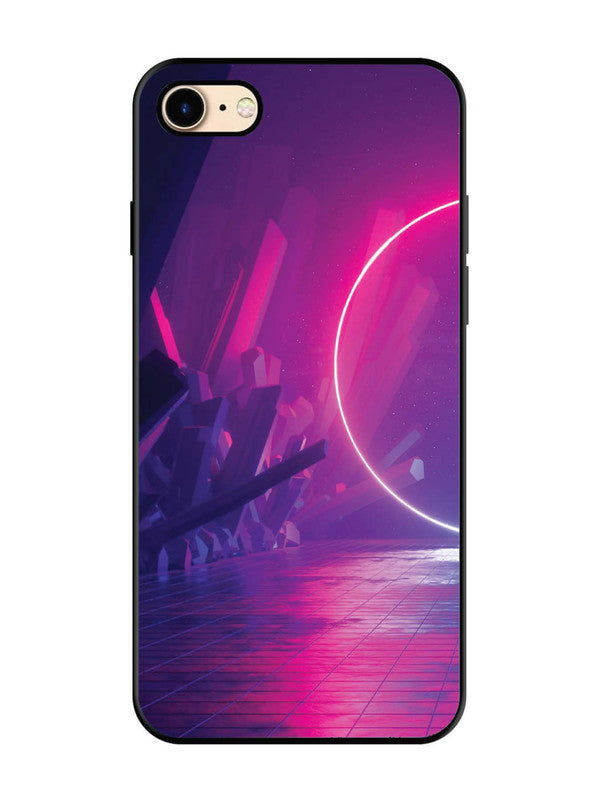 iPhone 7 abstract with Neon Light