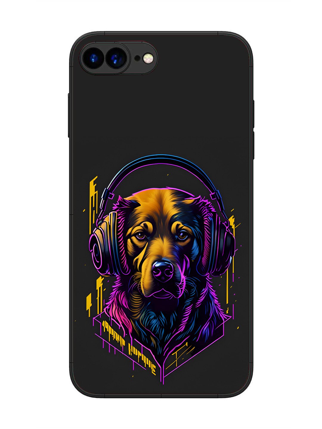 iPhone 8 Plus Music Lover Dog