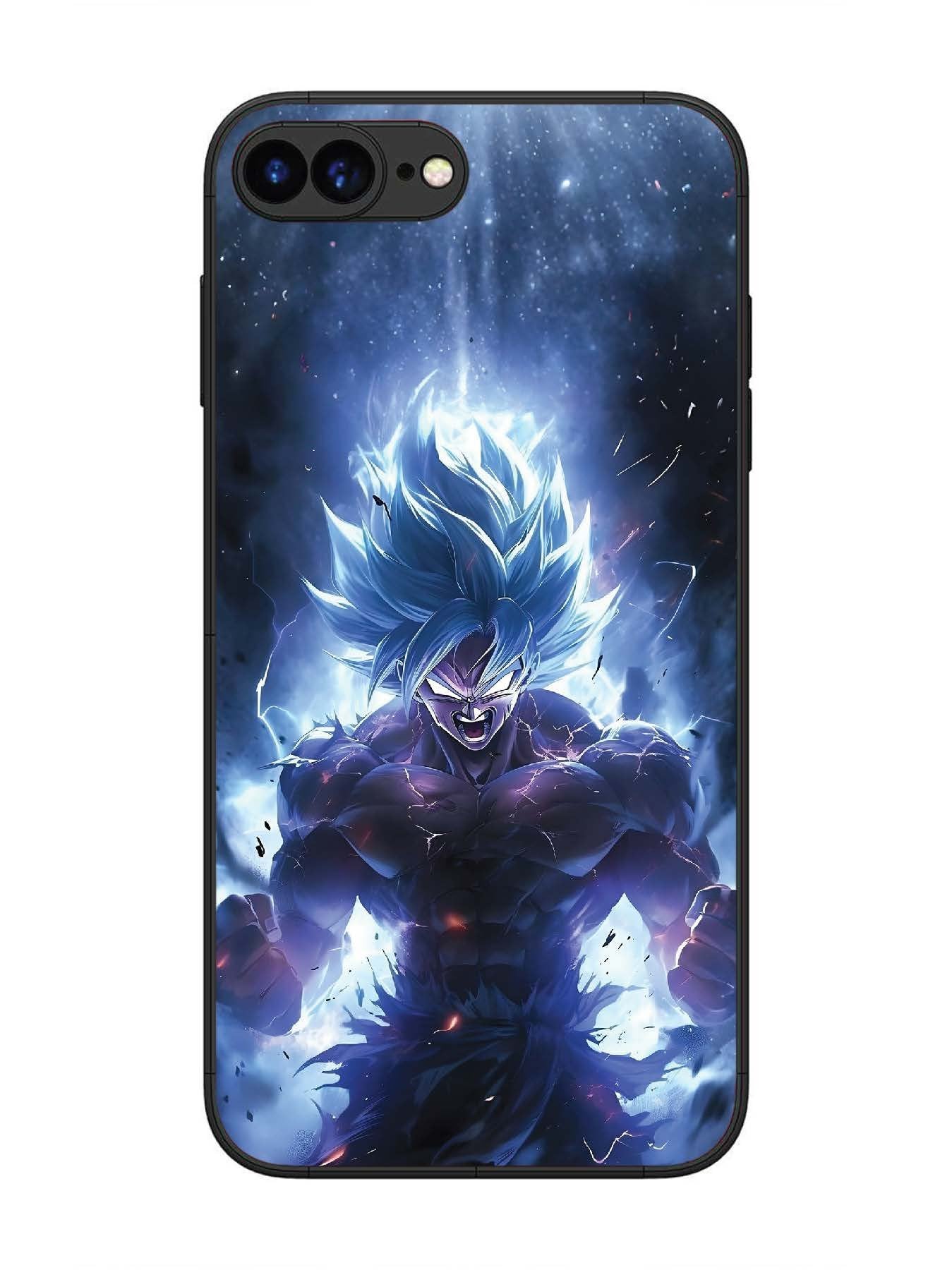 iPhone 7 Plus Super Saiyan Blue and Angry