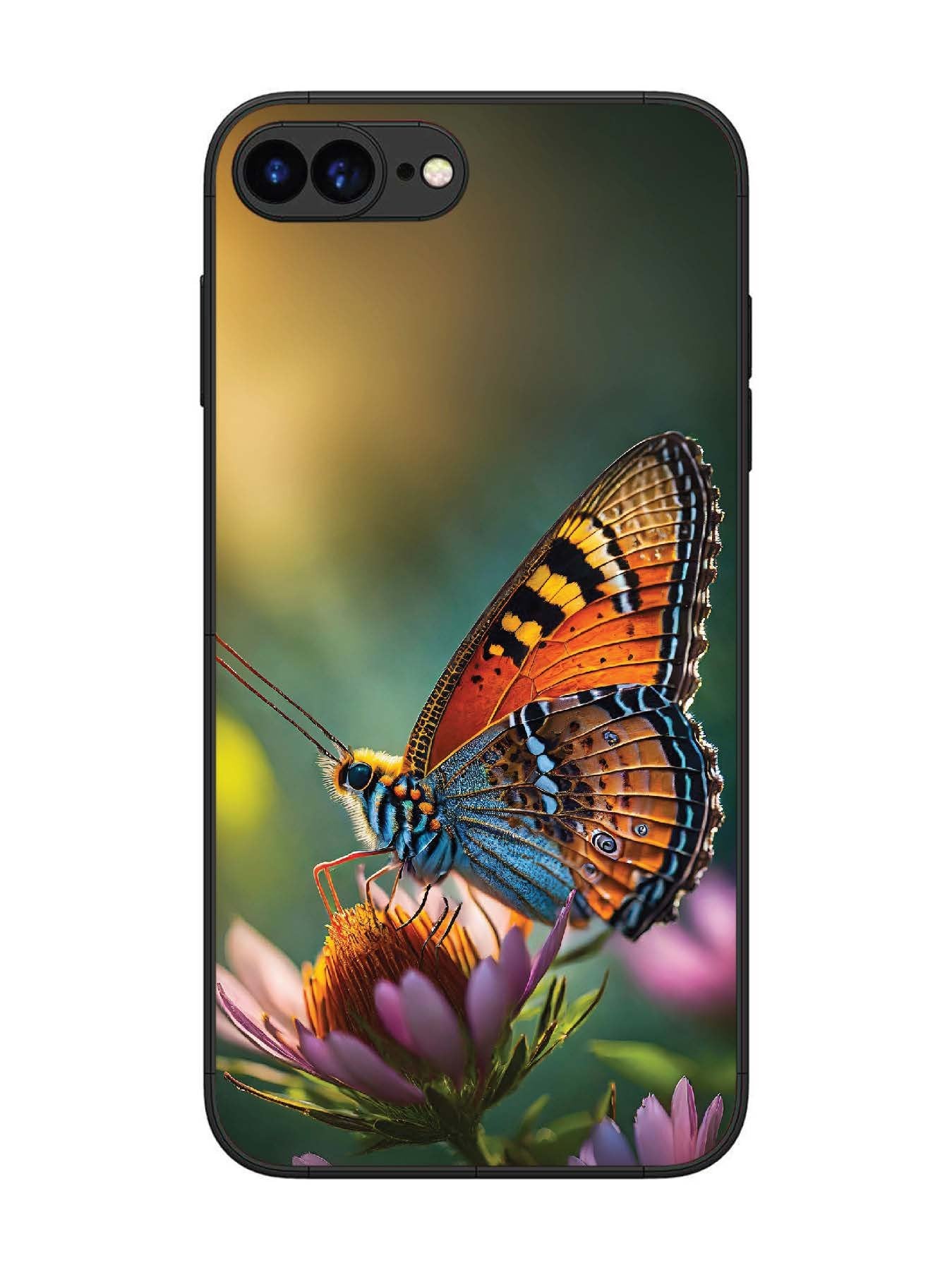 iPhone 7 Plus Golden Hour Monarch Butterfly