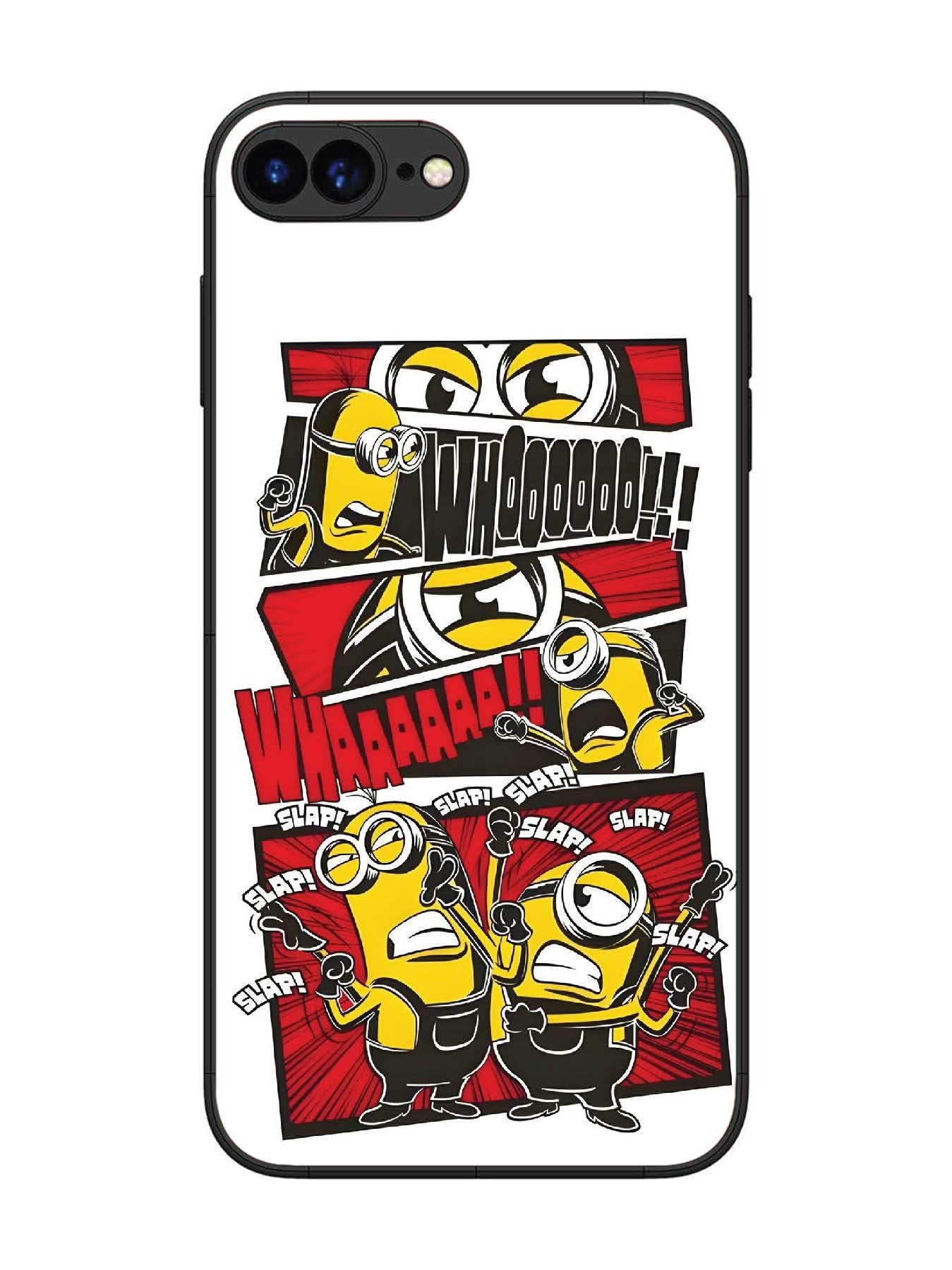 iPhone 7 Plus Minions Comic Panel Action