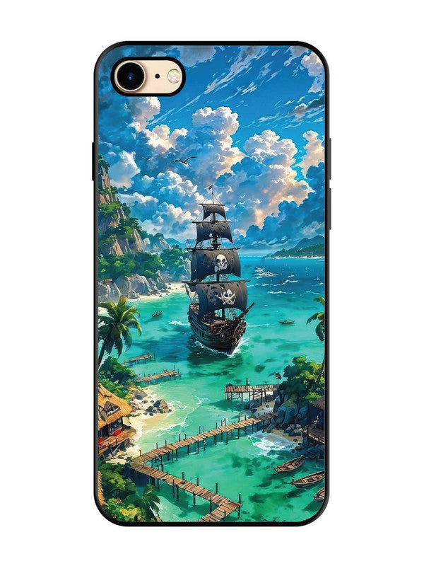 iPhone 8 Pirate Ship Island