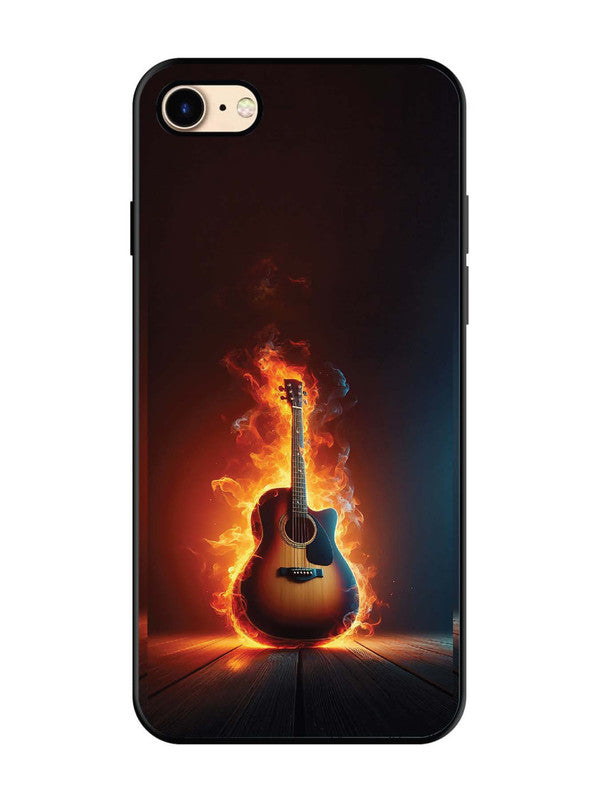 iPhone 8 Fire Acoustic Guitar Stage Passion