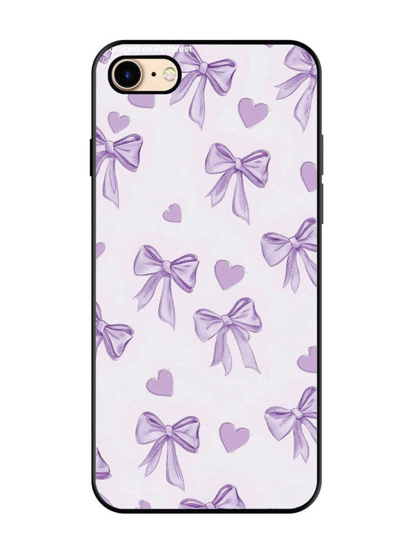 iPhone 8 Bow Tie, Purple Hair Band
