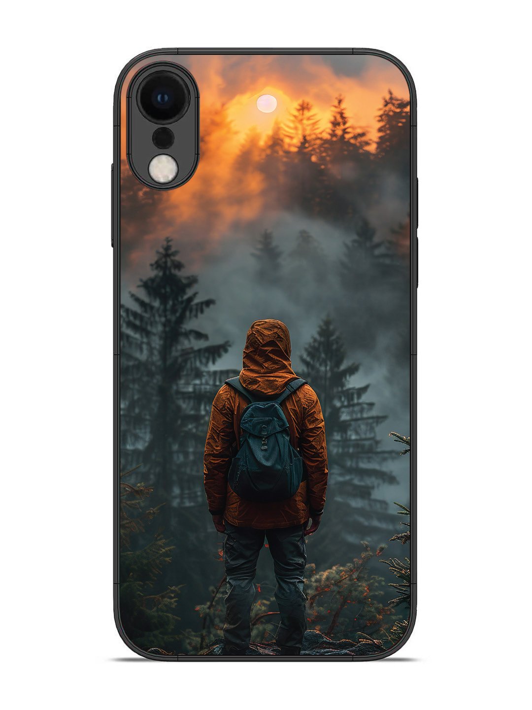 iPhone XR Alone in Forest
