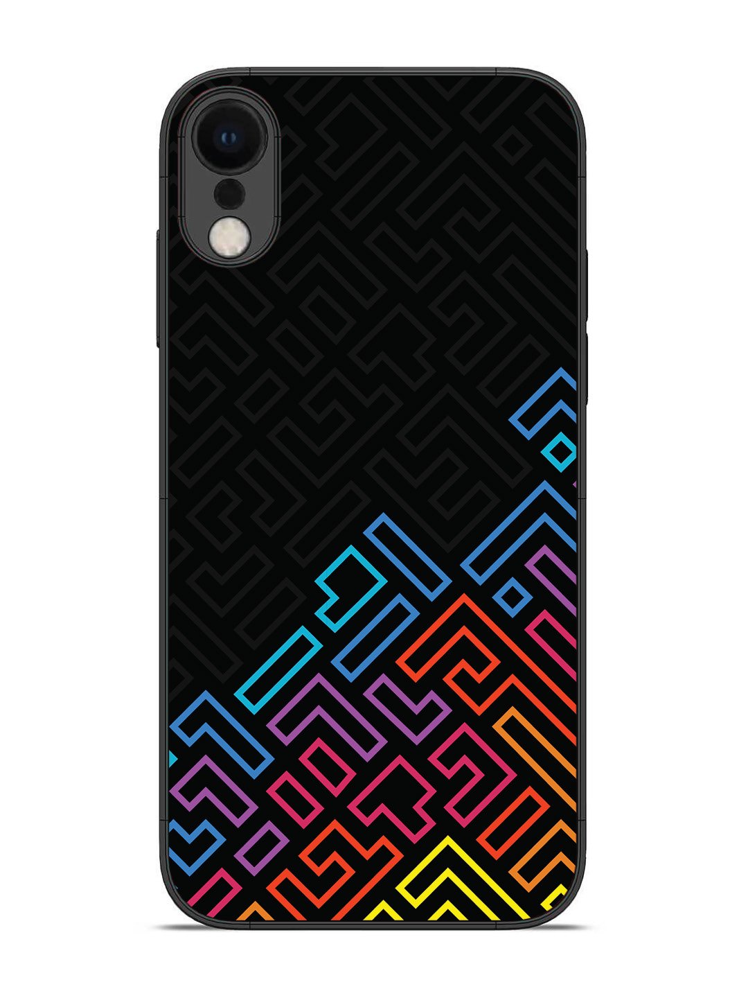 iPhone X colorful-abstract