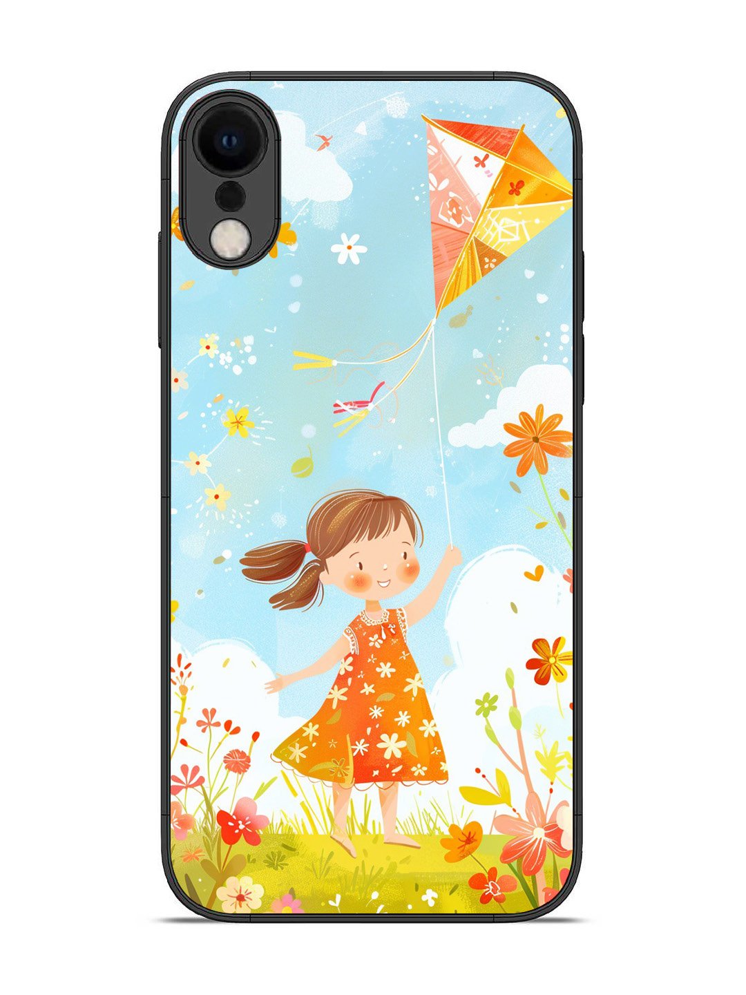 iPhone X Little Girl Kite Flying
