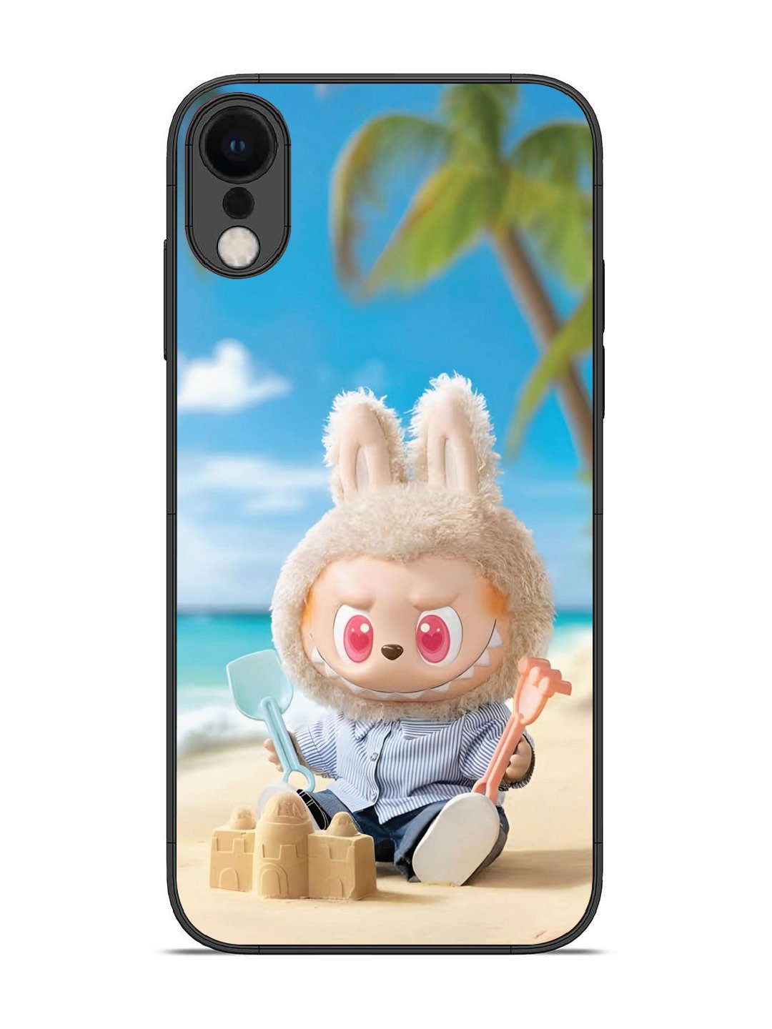 iPhone X Labubu at the Beach