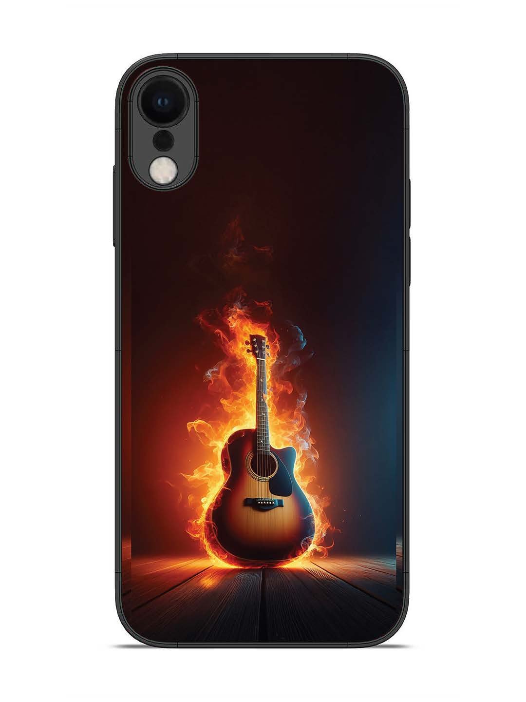 iPhone XR Fire Acoustic Guitar Stage Passion
