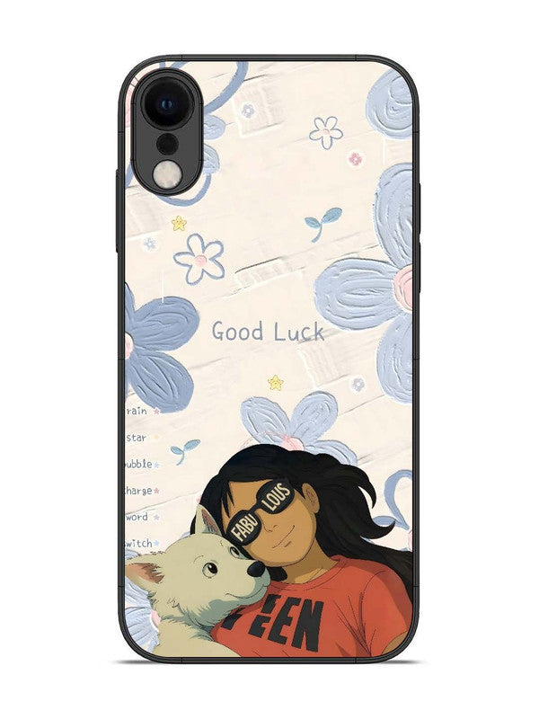 iPhone XR | 2D Metal | Fabulous and Good Luck | IP-XR-424