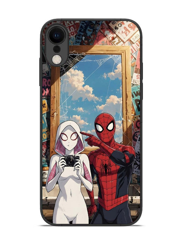 iPhone XR Spiderman and Spiderwoman