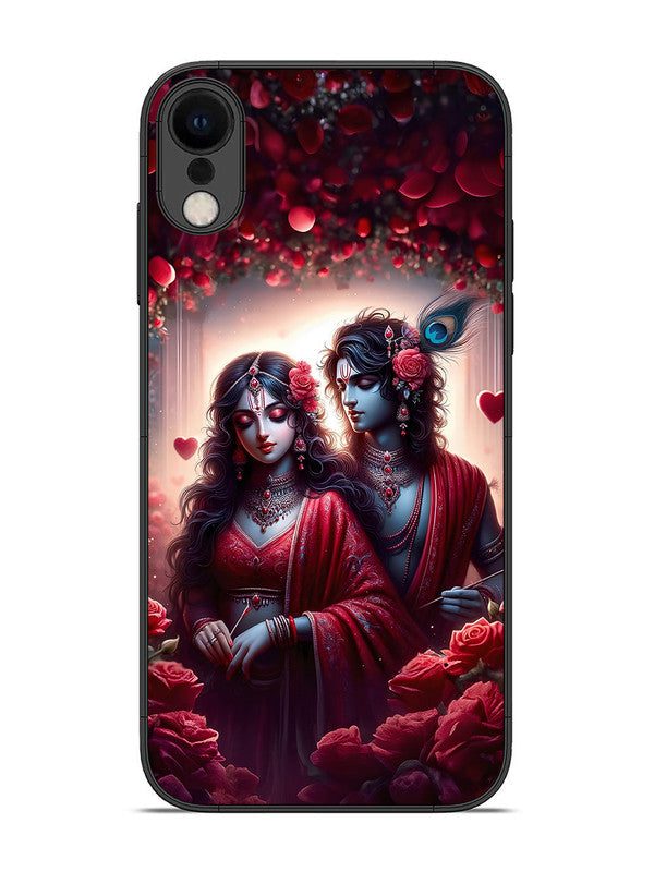 iPhone XR | 2D Metal | Couples in Red theme like Radha Krishna | IP-XR-458