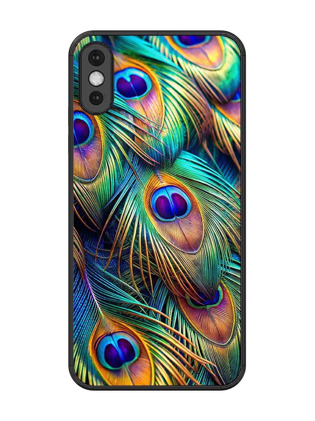 iPhone XS Max peacock feather