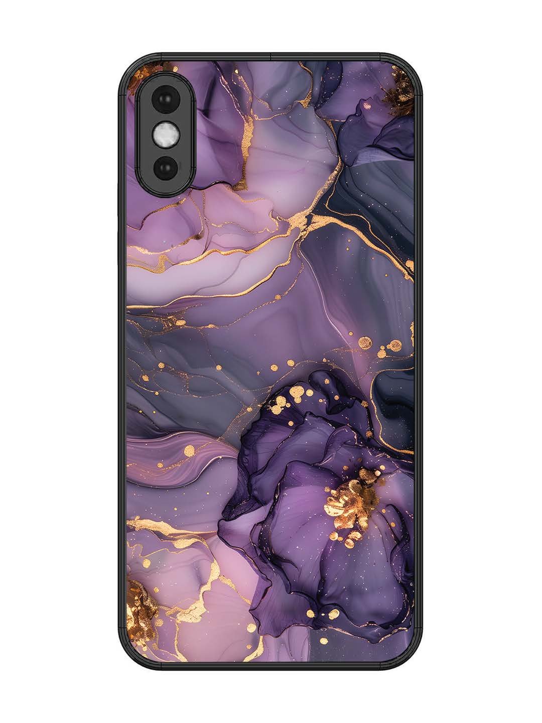 iPhone XS Max Royal Orchid Theme Marble
