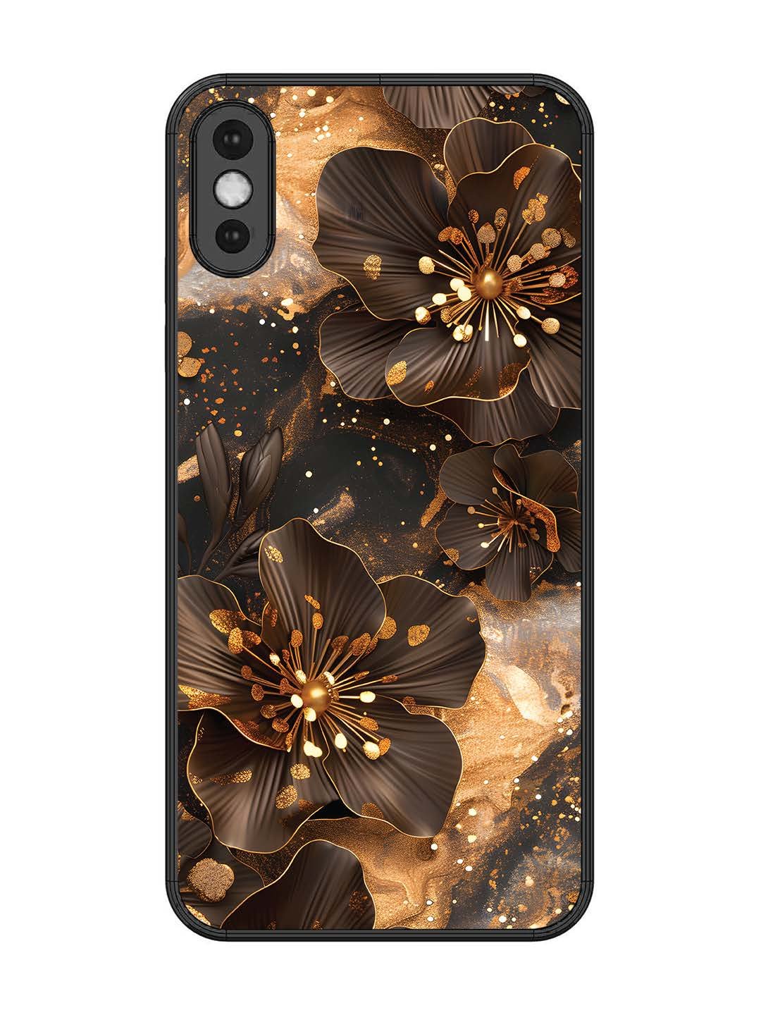 iPhone XS Max Golden Flowars