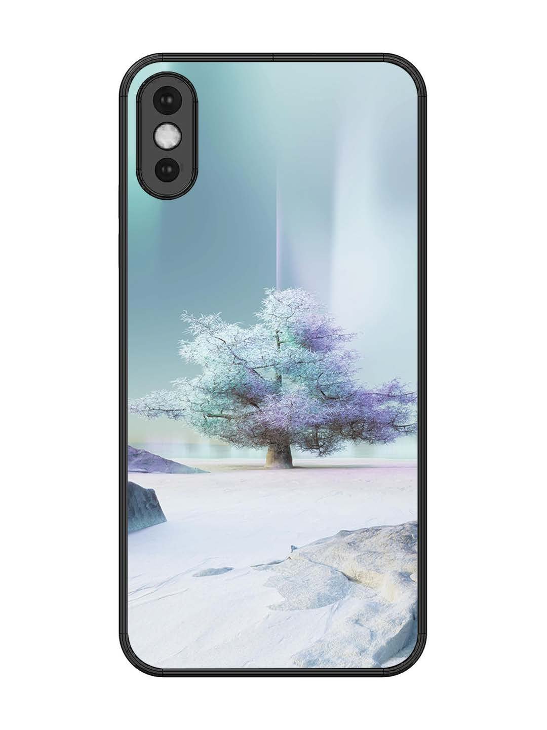 iPhone XS Max Tree on lceland