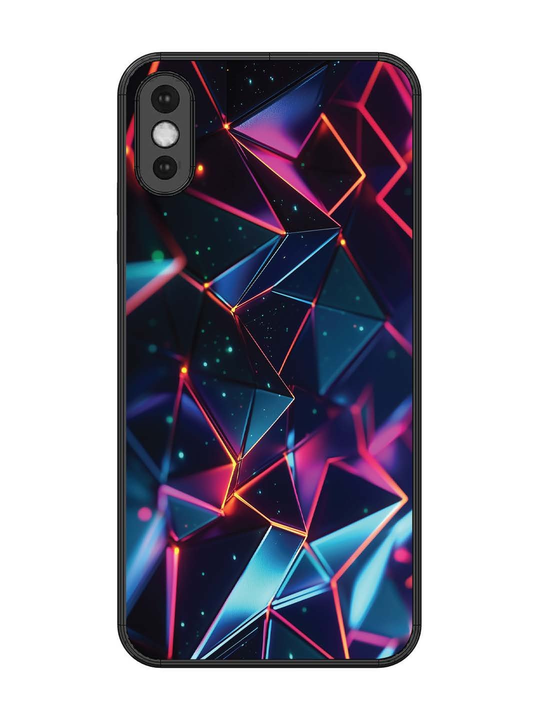 iPhone XS Max 3D Abstract Polygon