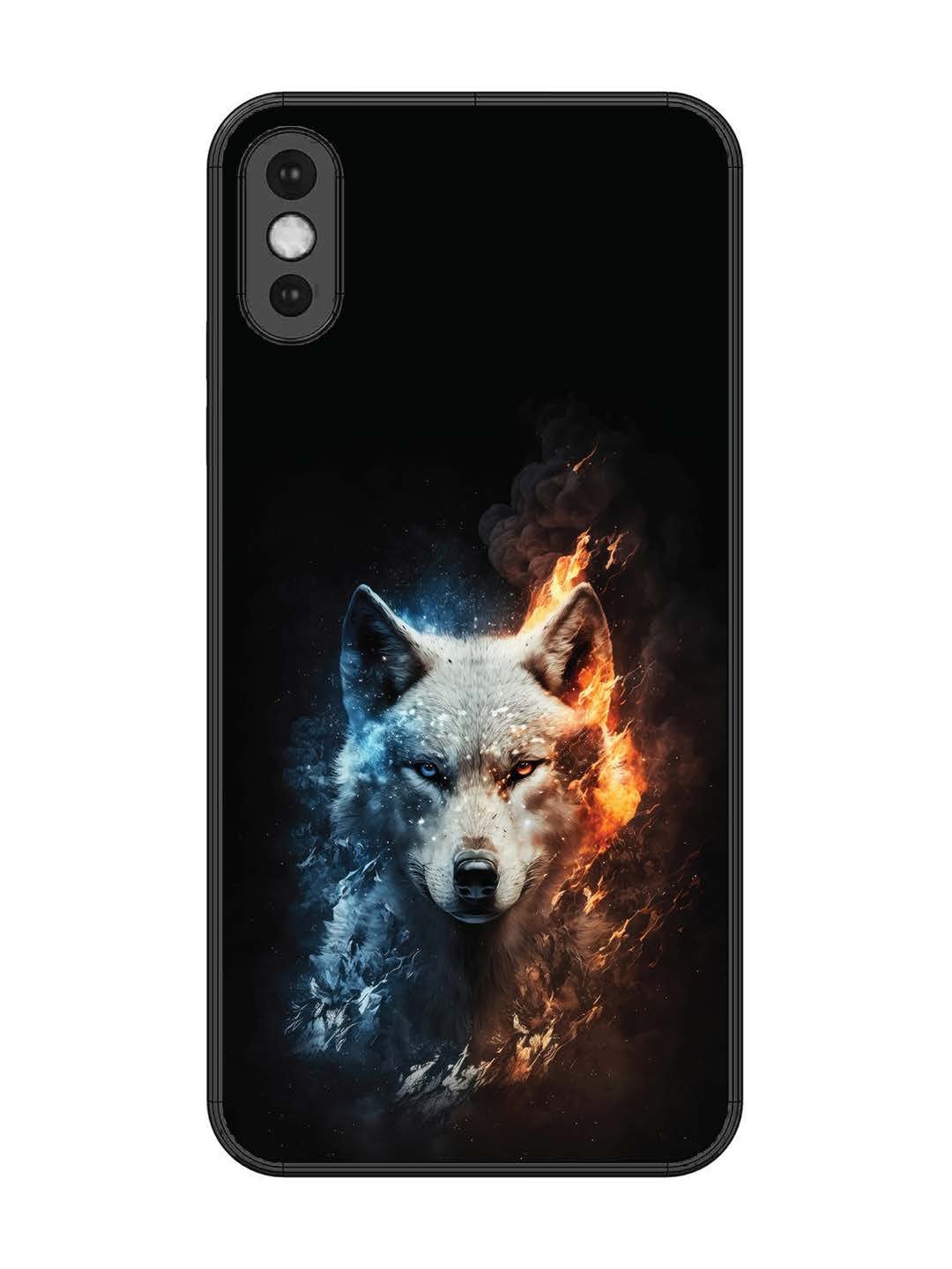 iPhone XS Max Fire Wolf