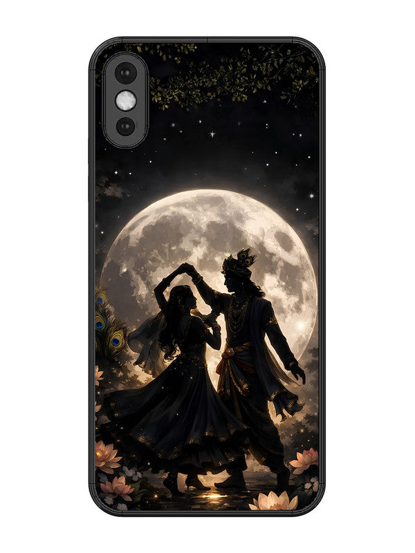 iPhone XS Max | 2D Metal | Where Souls Meet - Radha & Krishna | IP-XSM-452