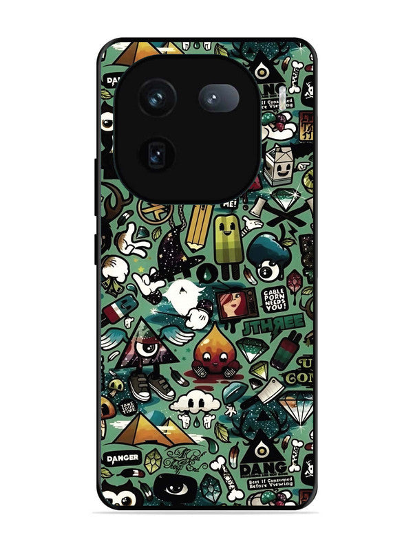 iQoo 12 5G Pop Art Doodle Graffiti Collage