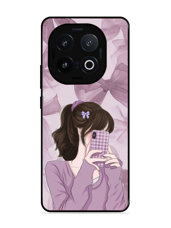iQoo 13 5G Pinky Girl taking selfie