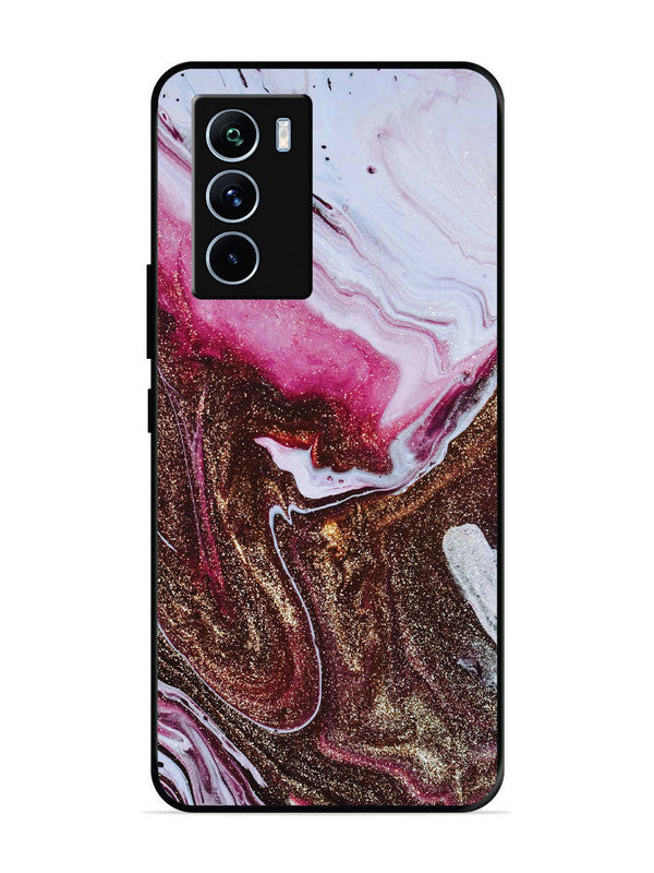 iQoo 9 SE Elegant Rose & Gold Marble