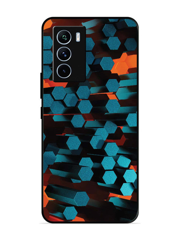 iQoo 9 SE Hexagon 3D Abstract