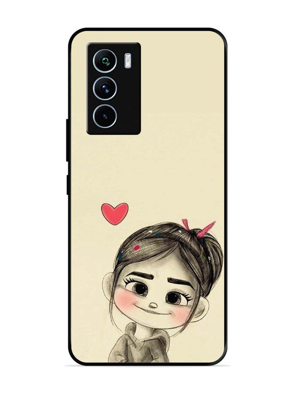 iQoo 9 SE Cute Girl Looking at You