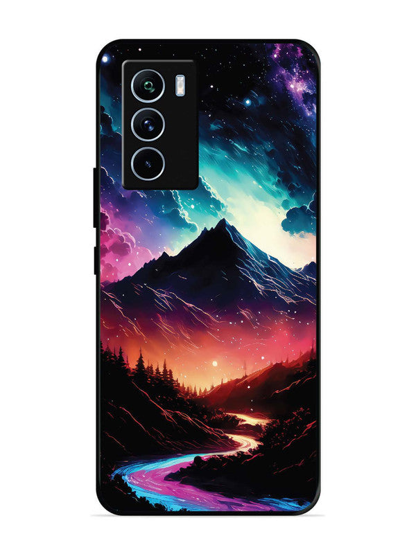 iQoo 9 SE mountain-valley-Colorful-cloud-at-night