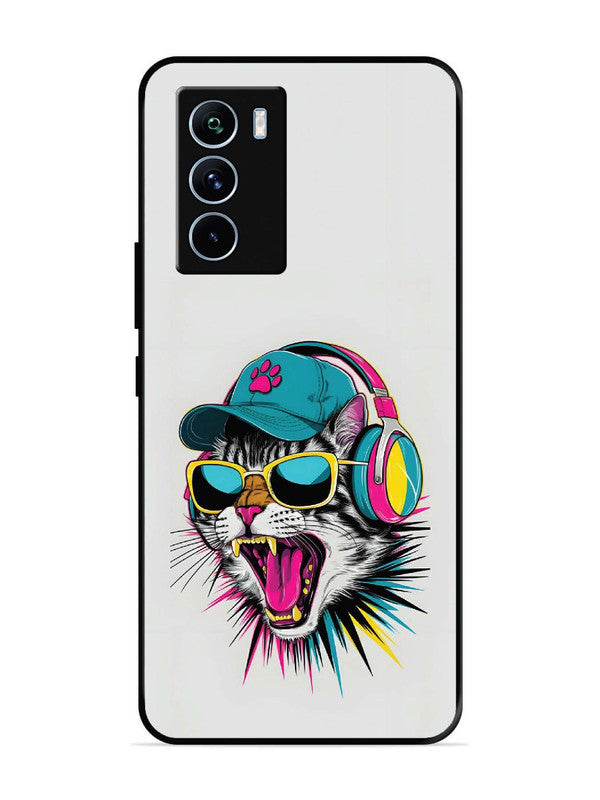 iQoo 9 SE Neon Pop Art DJ Cat Vibe