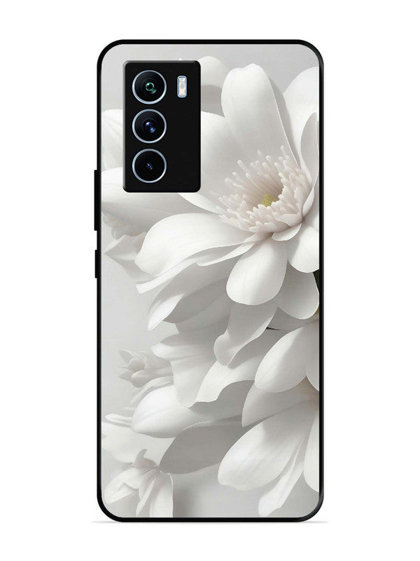 iQoo 9 SE Soft Focus Purity white Flower