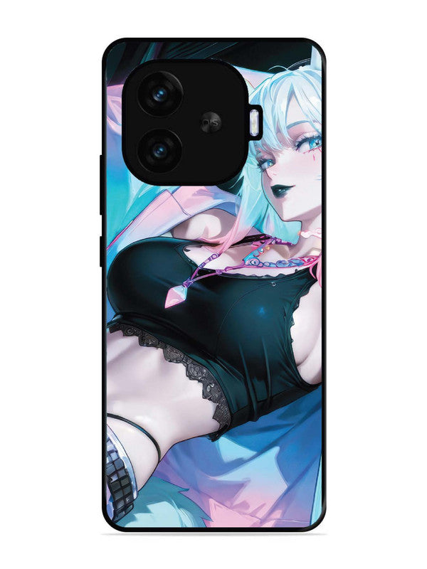 iQoo Neo 10R 5G anime girl fox headpohone white Hair