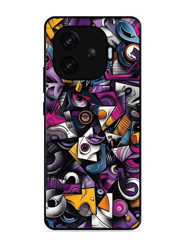 iQoo Neo 10R 5G Abstract Geometric Graffiti Chaos