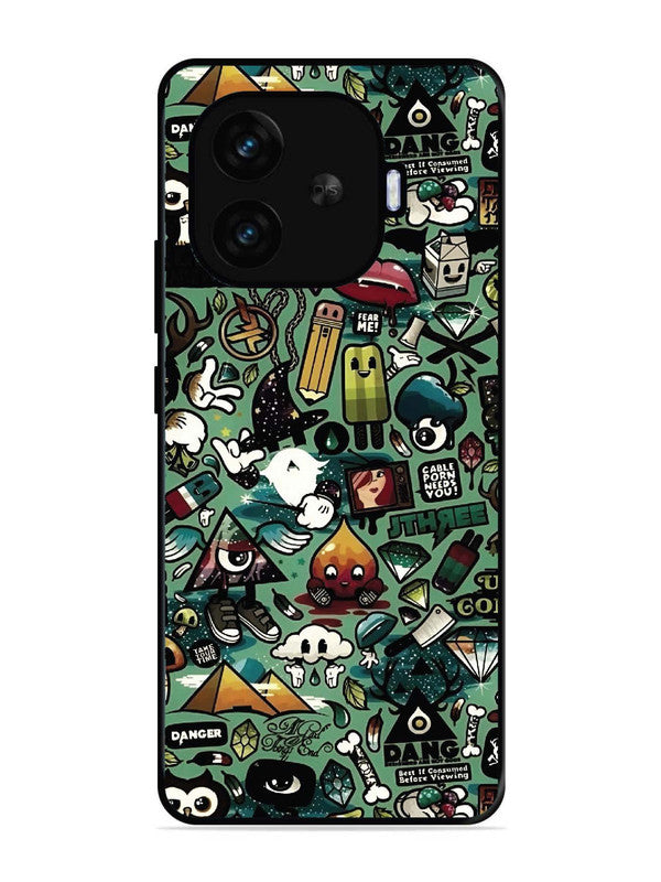 iQoo Neo 10R 5G Pop Art Doodle Graffiti Collage